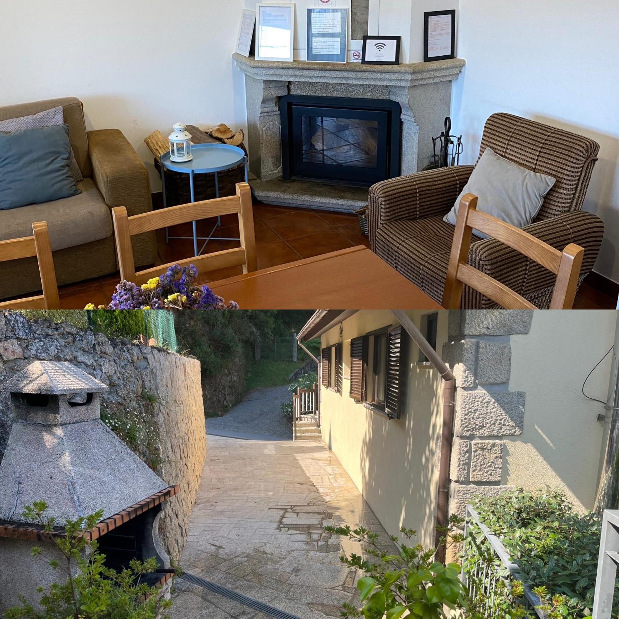 شقة Casa De Casarelhos - Vistas Rio, Campo E Montanha - Lareira جيريز المظهر الخارجي الصورة