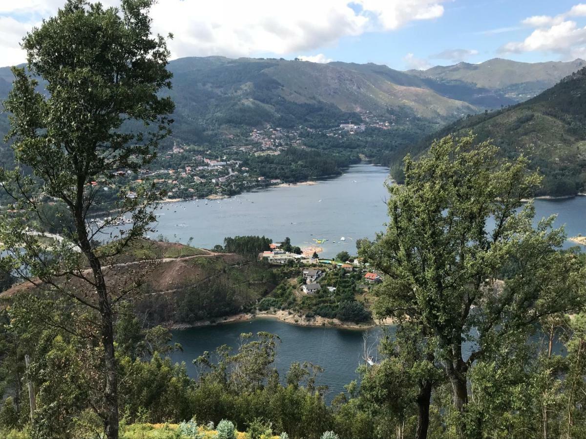شقة Casa De Casarelhos - Vistas Rio, Campo E Montanha - Lareira جيريز المظهر الخارجي الصورة